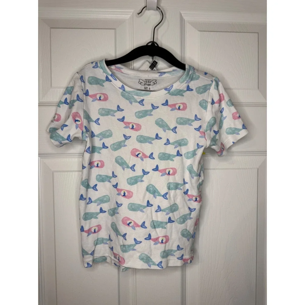 Holy Pals Jonah and the Whale Kids Pajama Set Size 6 PJ Set 100% Cotton